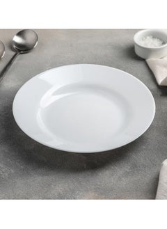 Set Of 6 Premium White Porcelain Dinner Plates | Round Flat & Deep Serving Plates For Serving Meat, Dessert, Salad Or Soup | Scratch Resistant Dishwasher Safe White â€Ž20 X 20 X 2 Cm - pzsku/ZA978CAD555D1A323D63AZ/45/_/1707912987/e1e55a06-08e1-4744-a022-4637deaf3785