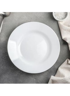 Set Of 6 Premium White Porcelain Dinner Plates | Round Flat & Deep Serving Plates For Serving Meat, Dessert, Salad Or Soup | Scratch Resistant Dishwasher Safe White â€Ž20 X 20 X 2 Cm - pzsku/ZA978CAD555D1A323D63AZ/45/_/1707913014/a6fb84f5-e179-4364-b4d7-72422cad86fd