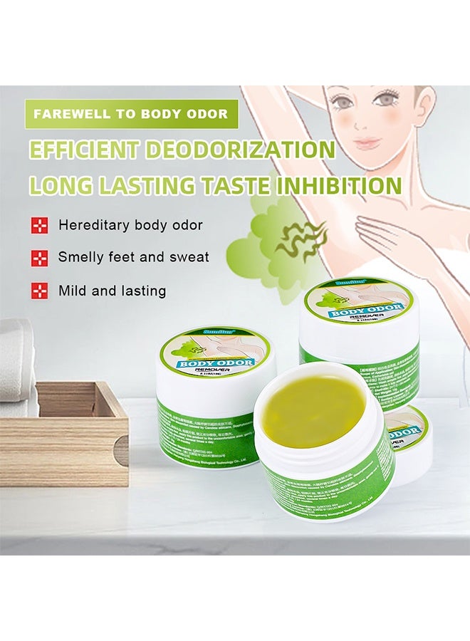 Sumifun Odorsmite Underarm Care Odor Cream - Armpit Odor Cream Body Odour Remover Cream - Herbal Body Odor Remover Cream Underarm Sweat Deodorant For Man Woman Reduce Sweat And Eliminate Smell - Image 3