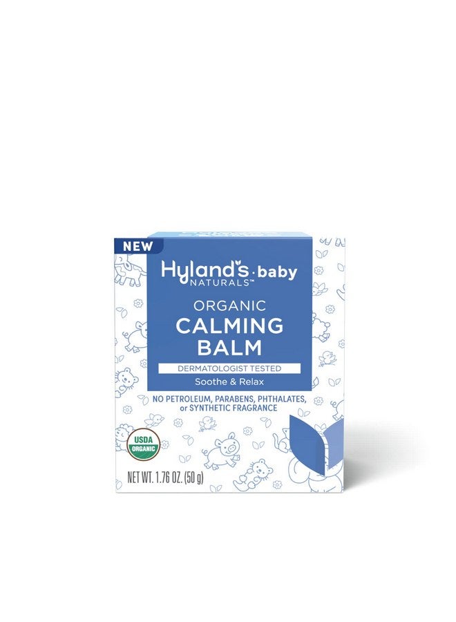 Hyland's Baby Organic Calming Balm, Soothe & Relax, With Organic Lavender, Eucalyptus, & Bergamot Fruit Oil, Safe & Gentle, Dermatologist Tested, 1.76 oz. - Image 1