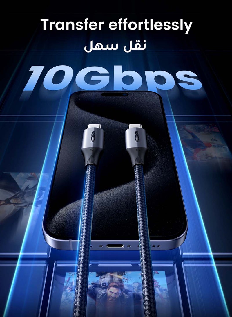 Ugreen 240W 1M USB C Cable Type C 10Gbps Data Transfer 4K At60Hz Video Output USB C 3.2 - - Image 3