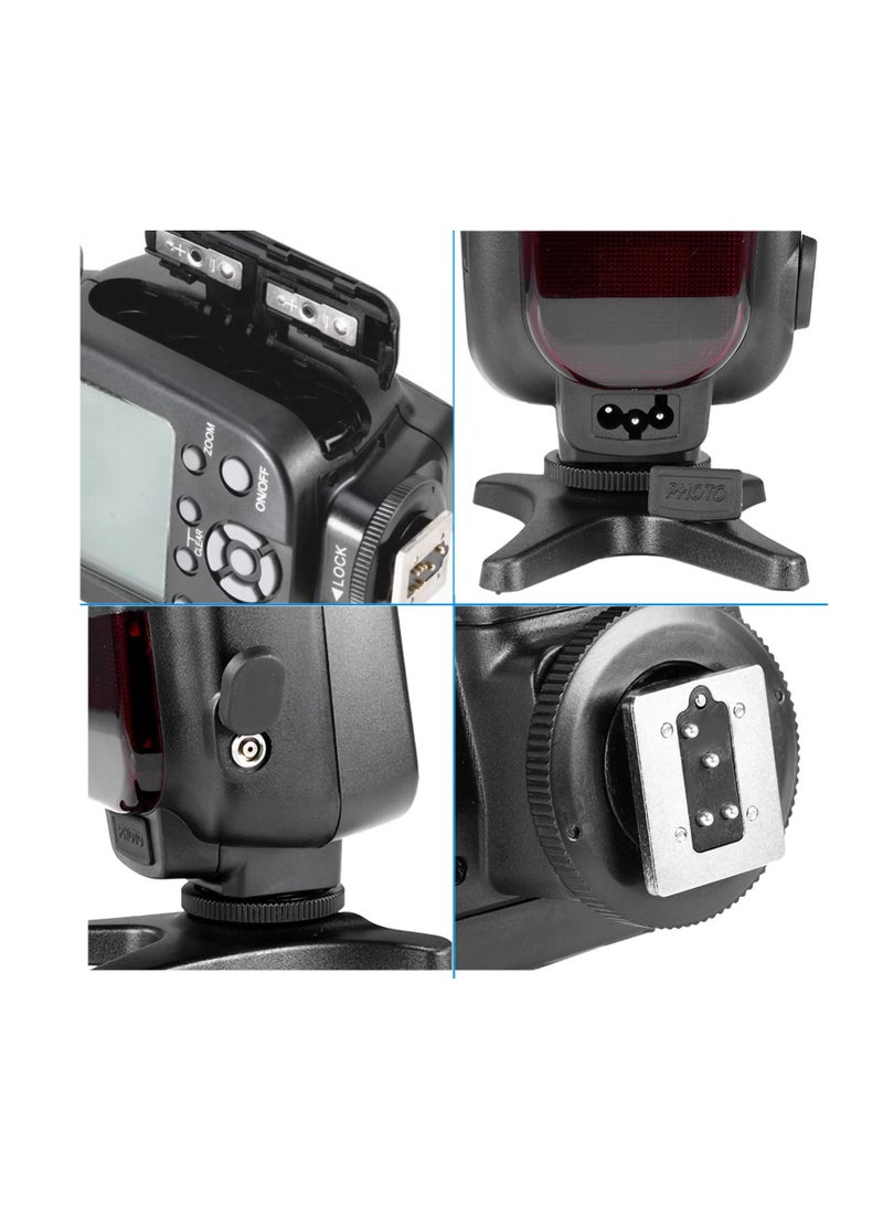 Coopic COOPIC CF580EX N LCD Display Speedlite Flash Wireless GN56 5500K TTL Flash Compatible with all NIKON Cameras - Image 3