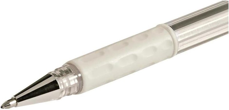Pentel K118LW Hybrid Rollerball Pen White - Image 5