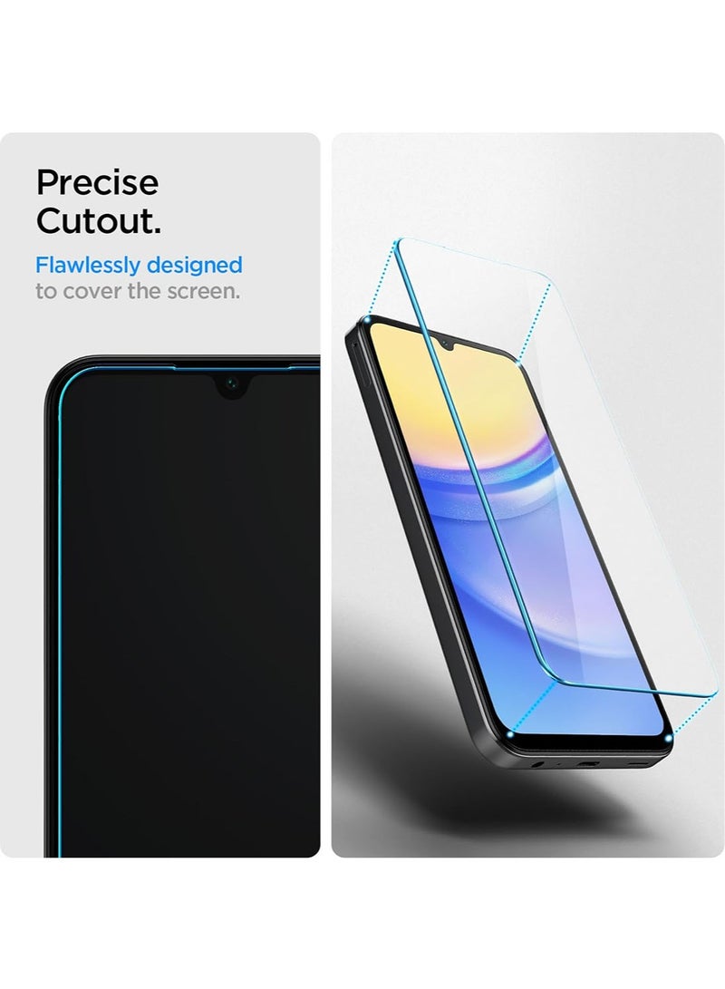 Spigen Glastr Slim for Samsung Galaxy A15 / A15 5G & Galaxy A25 5G Screen Protector Premium Tempered Glass - Case Friendly [2 Pack] - Image 4