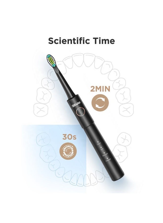 Bitvae BV E11 Electric Toothbrush for Adults, Automatic Electric Toothbrush, 5 Modes, 8 Heads, Travel Toothbrush with Case - Image 3