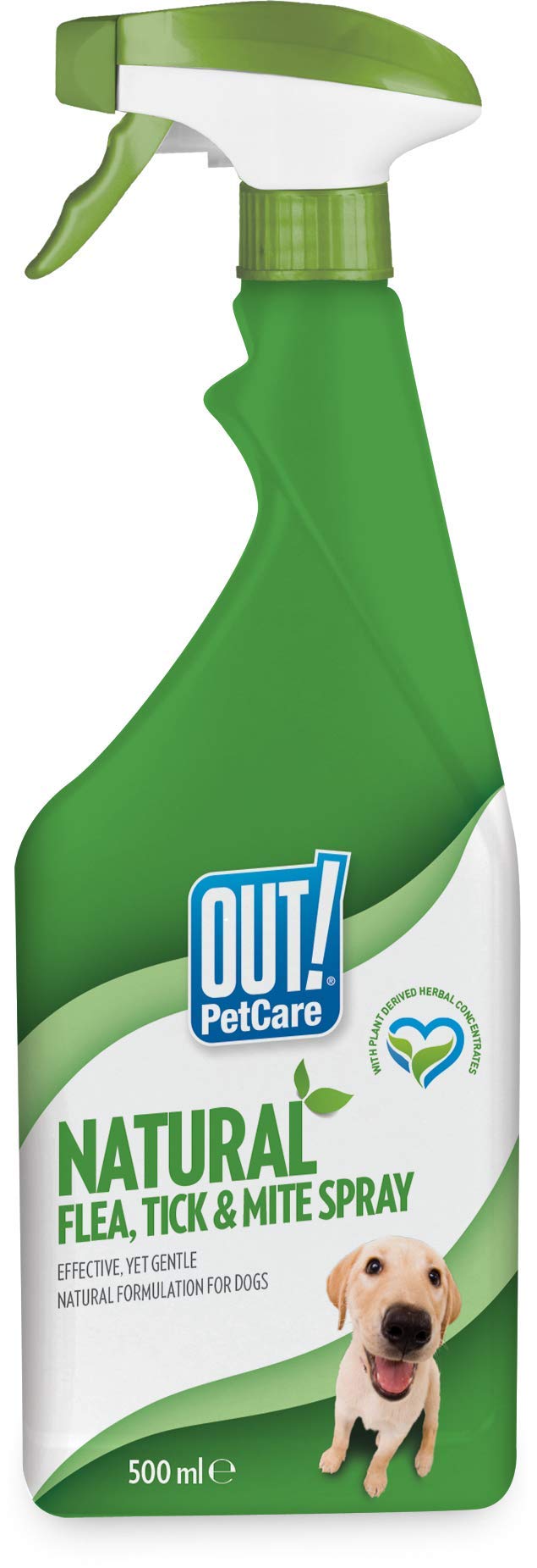 OUT Bramton Out! Natural Flea and Tick Spray, 500 ml - Image 1