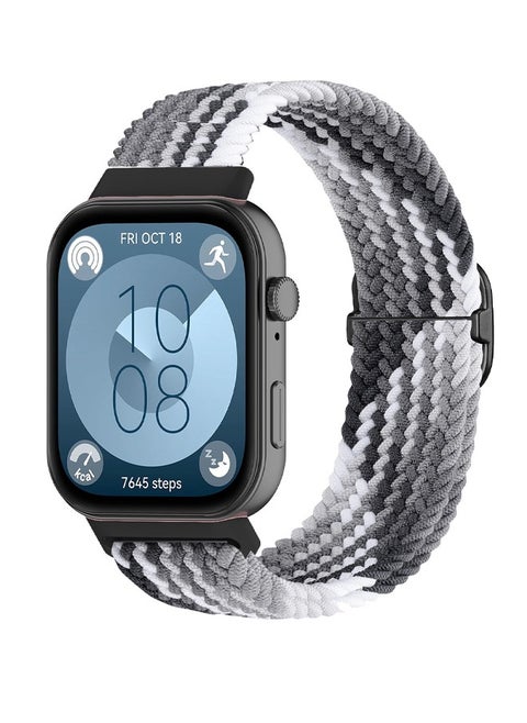 Suitable for Huawei Watch Fit 3/Fit 4/Fit 4 Pro Adjustable Woven Nylon Strap