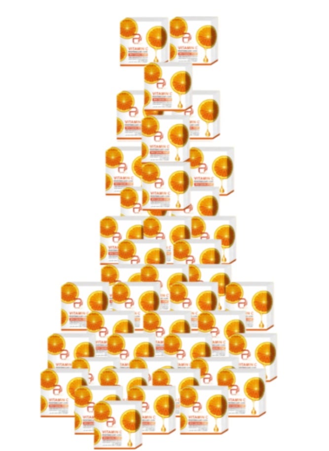 PYRON 41 Pieces Vitamin C Brightening And Anti-Aging Whitening Soap Orange 100grams  - Image 1