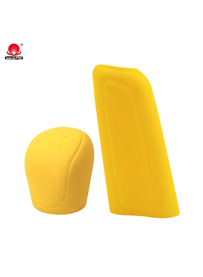 Suitable For Ford Ford Gear Cover Silicone Gear Cover Universal Non-slip Car Hand Brake Cover Manual Gear Handle Head Cover