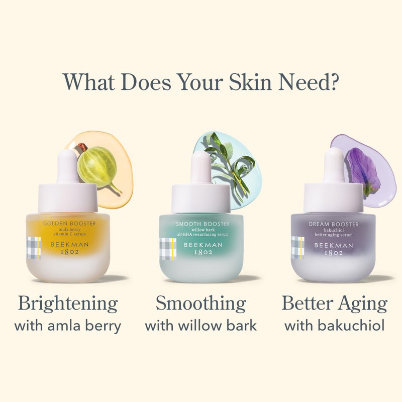 Beekman 1802 Golden Booster Amla Berry Face Serum - Fragrance Free - 0.5 fl oz - Plant-Based Vitamin C Alternative - Good for Sensitive Skin - Cruelty Free - Image 5