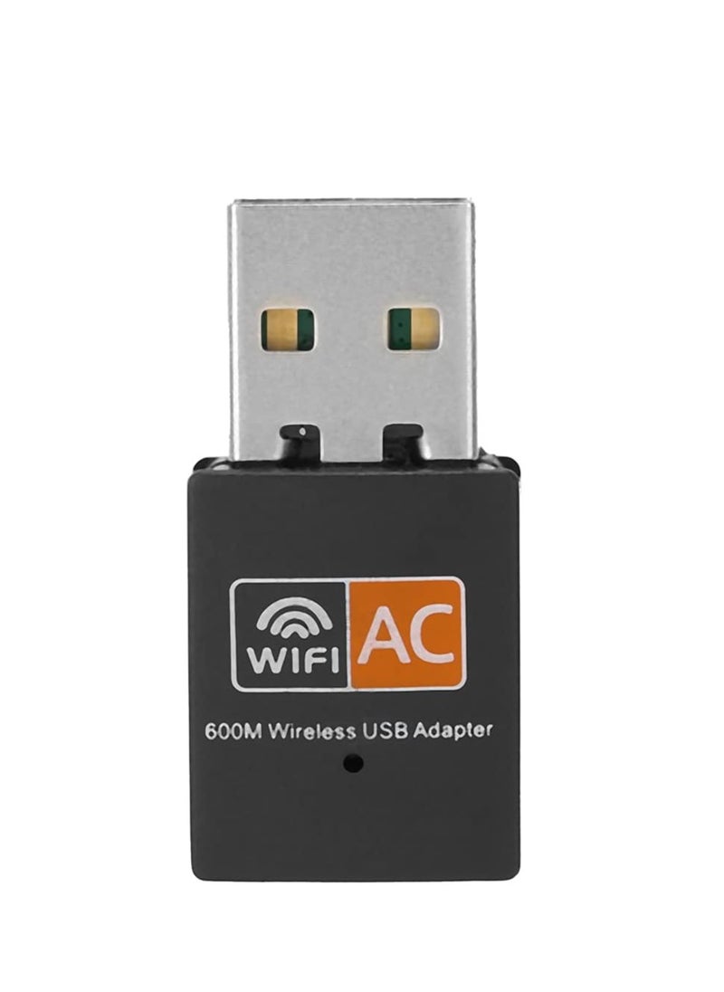 Angmei USB WiFi Bluetooth Adapter, 600Mbps Dual Band 2.4/5Ghz Wireless Network External Receiver, Mini WiFi Dongle for PC/Laptop/Desktop  - Image 2