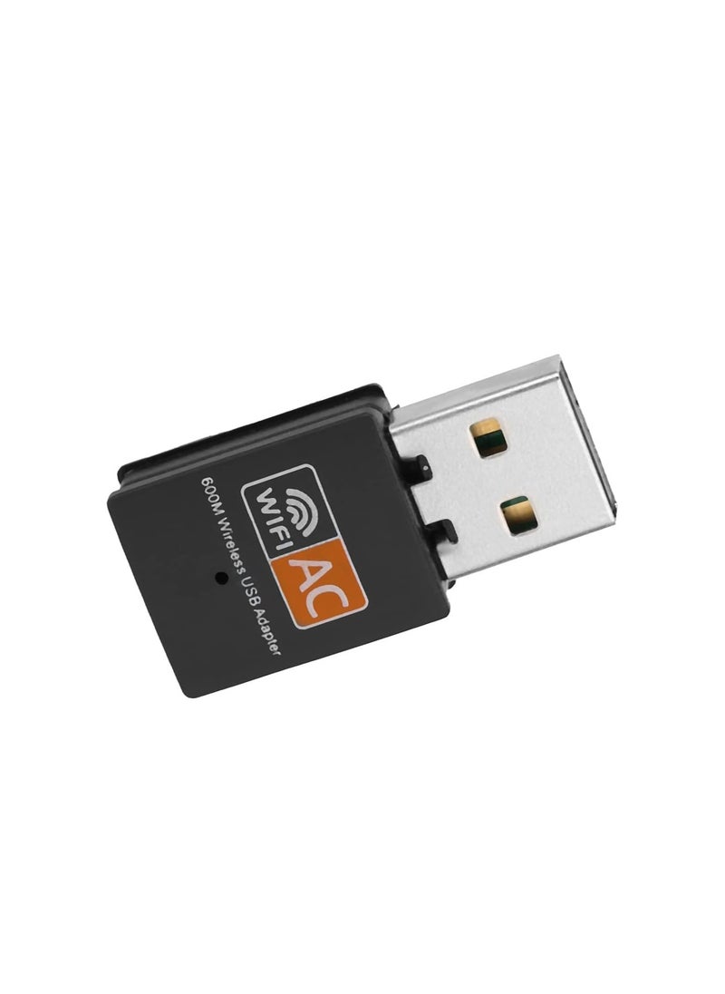 Angmei USB WiFi Bluetooth Adapter, 600Mbps Dual Band 2.4/5Ghz Wireless Network External Receiver, Mini WiFi Dongle for PC/Laptop/Desktop  - Image 3
