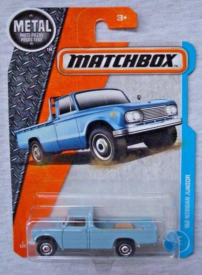 Matchbox 2017 MBX Adventure City '62 Nissan Junior 7/125, Light Blue