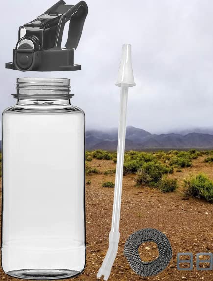Drofail 15 L Unbrecable Plastic Sipper Sports Bottle With Straw And Strap Easy To Carry Handel BPA Free Portable Mouth Removable Straw For Gym Travel Office - Image 2