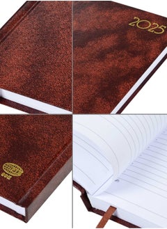 FIS FIS Diary 2025 English (Saturday & Sunday Combined) A5, Brown - FSDI90E25BR  - Image 4