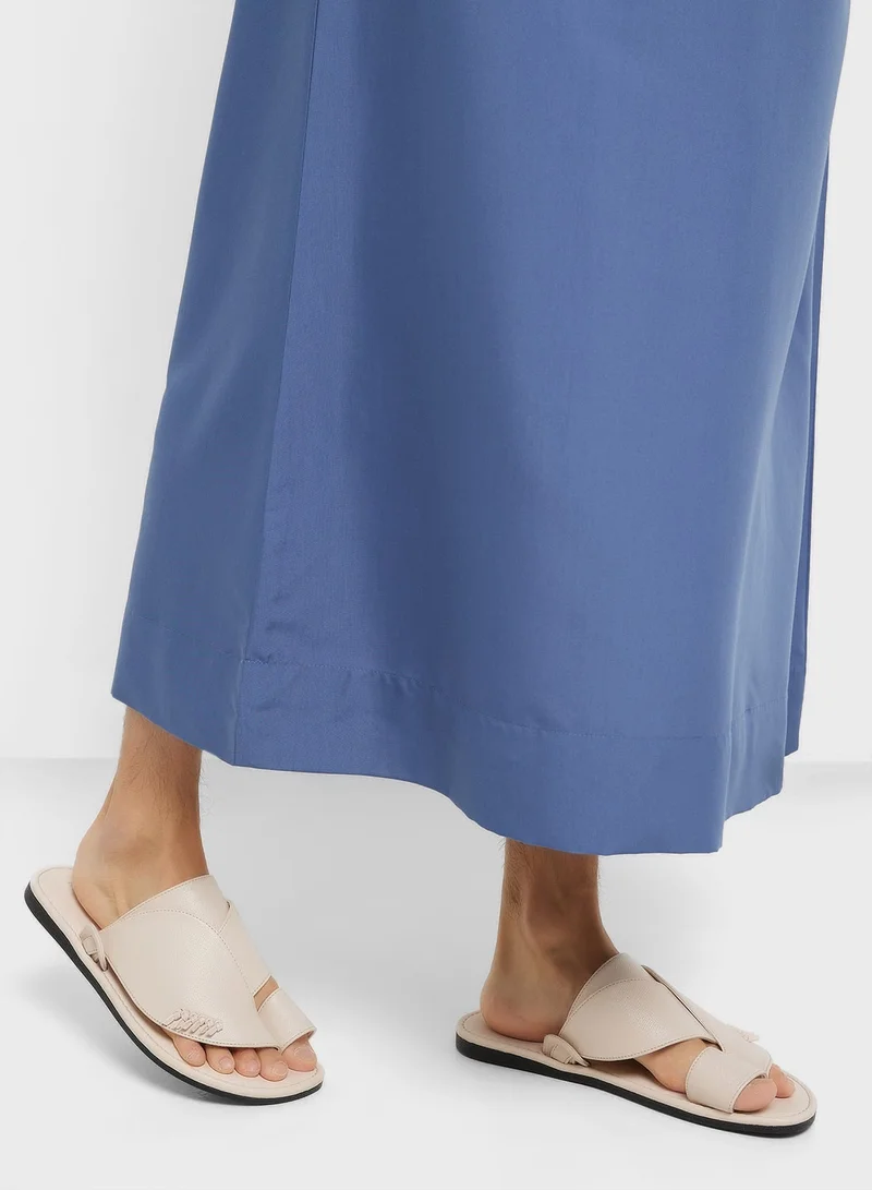 Robert Wood CREAM Ksa Traditional Shirgi Men'S Sandal for Men | Best Price UAE