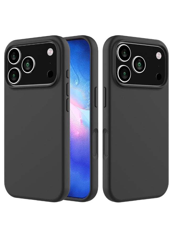 Liquid Silicone Protective Case Compatible with iPhone 17 Pro 6.3-Inch, Slim Matte Back Cover, Silky Soft Touch, Shockproof Design, Anti-Fingerprint with Microfiber Lining - Image 1