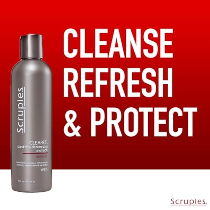 Scruples Clearet Anti Dandruff Shampoo - Professional Deodorizing Shampoo to Soothe Dry & Itchy Scalp From Flaking - Scalp Treatment + Cleanser (8.5 oz) - Image 5