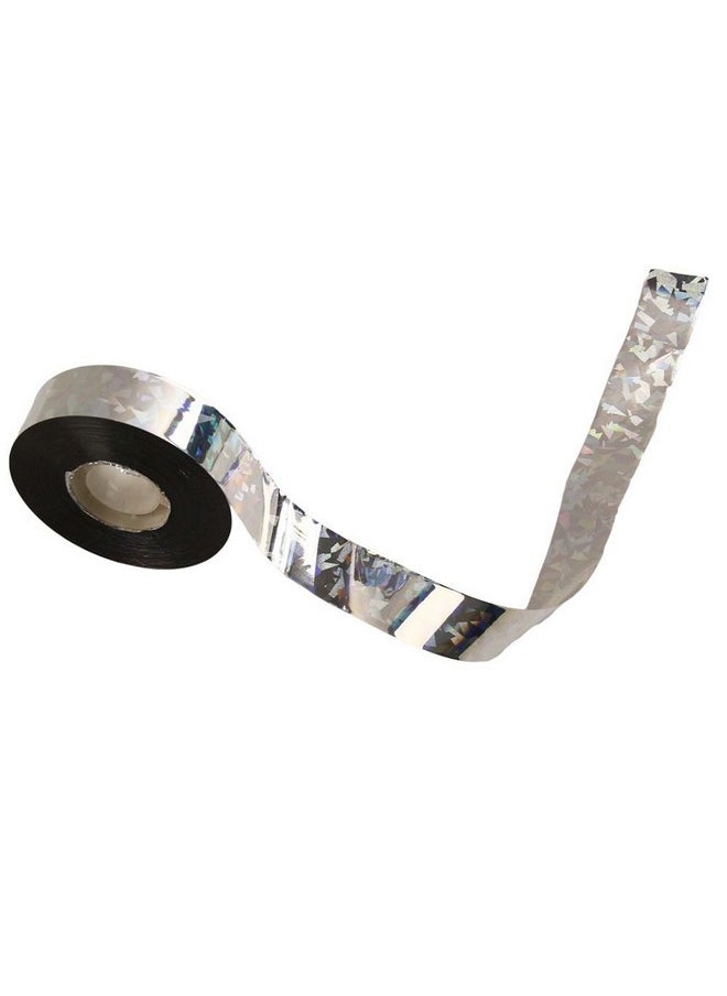 haierc Haierc Silvery Bird Repellent Tape,Bird Scare Tape,Reflective Tape for Birds,Effective for Woodpeckers Pigeons Grackles-500FTx1  - Image 1