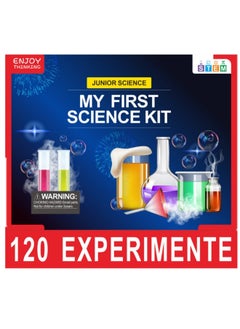 STEM 120 Experiments Science Kit for Kids Age 4-6-8-10-12, STEM Learning Educational Scientist Toys Gifts for Boys Girls Chemistry Set  - Image 1
