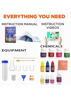 STEM 120 Experiments Science Kit for Kids Age 4-6-8-10-12, STEM Learning Educational Scientist Toys Gifts for Boys Girls Chemistry Set  - Image 2