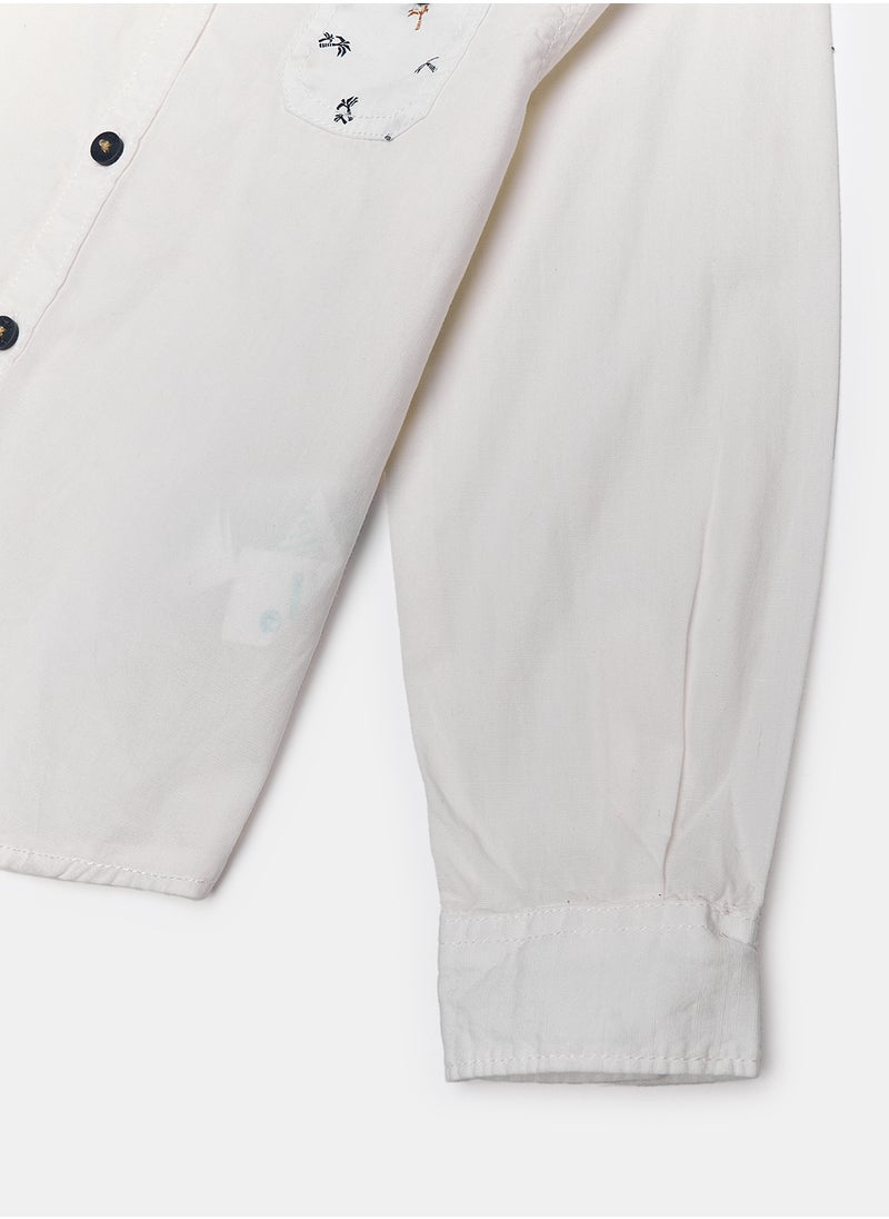 OBAIBI White Shirt for Boys  - Image 3