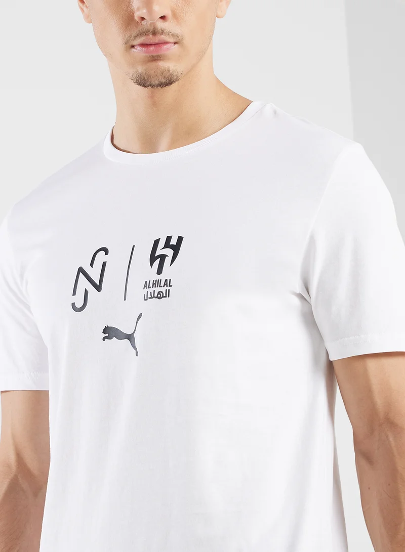 PUMA Neymar Al Hilal Logo T-Shirt