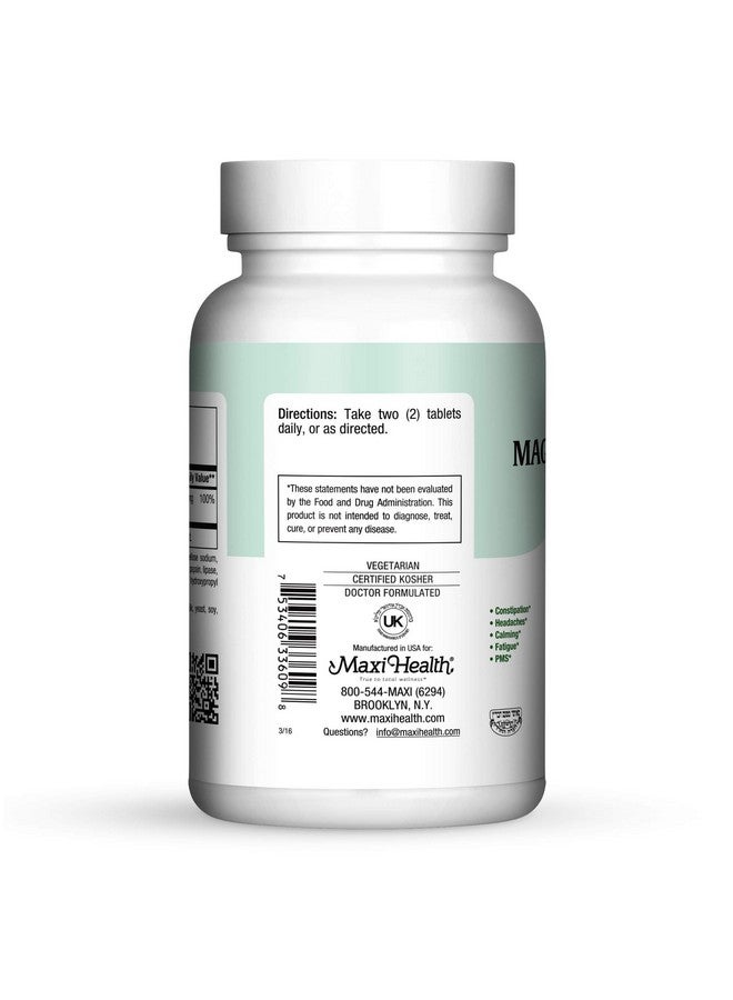ماكسي هيلث مكمل سترات المغنيسيوم ماكسي هيلث ماكسي، 90 حبة (MCT) - Image 2