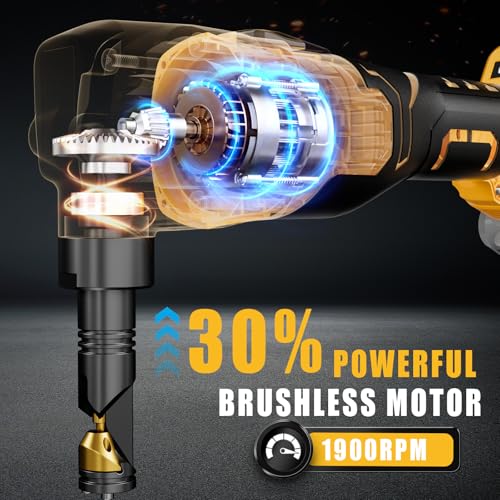MtiolHig Cordless Metal Nibbler Compatible with DeWalt 20V Battery18Gauge Electric Nibbler with Assist Handle 2 Blades 1900RPM Brushless Metal Cutter for Stainless Steel AluminumTool Only - Image 3