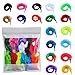 Comonc 100 Pcs Magic Twisty Worm Wiggly Twisty Fuzzy Worms on a String Magic Worm Toys for Party SuppliesRandom Colors - Image 4