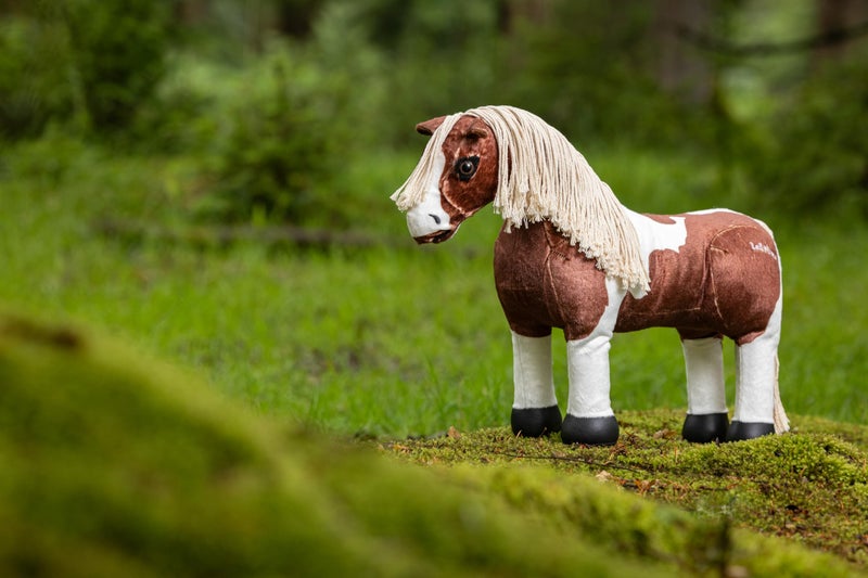 LeMieux Toy Pony Flash for Kids - Brown Skewbald - Soft Coat - Flexible - Pretend Play - Stuffed Animal Horse - Gift for Kids - Suitable for Ages 3 Years + - Image 2
