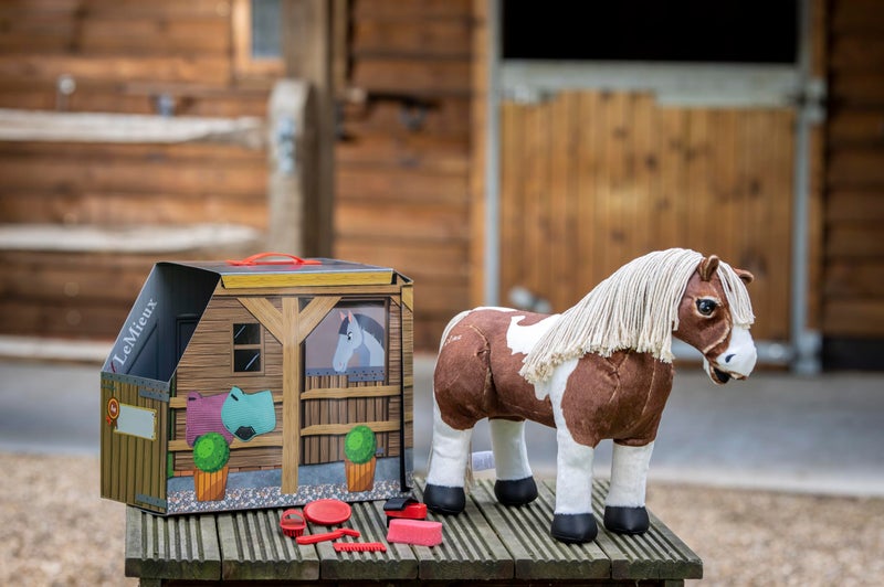 LeMieux Toy Pony Flash for Kids - Brown Skewbald - Soft Coat - Flexible - Pretend Play - Stuffed Animal Horse - Gift for Kids - Suitable for Ages 3 Years + - Image 3