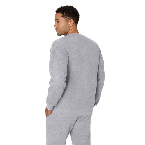 Hanes Mens Big and Tall Ultimate Cotton Heavyweight Light Steel 3XLarge - Image 3
