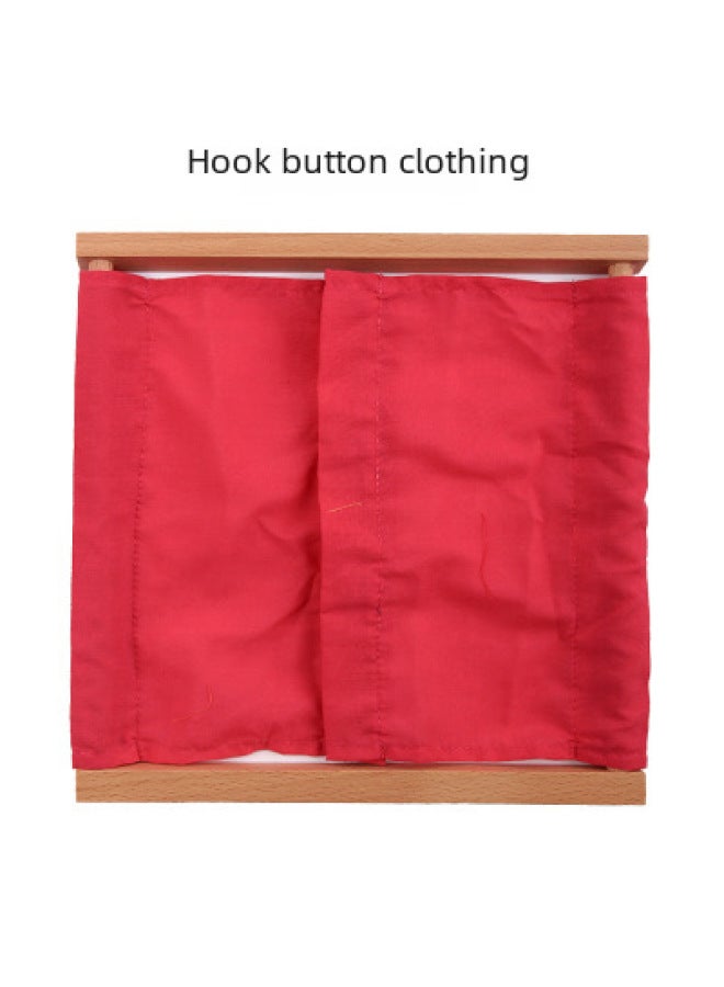 Montessori 1-3-6 Years Old Daily Life Educational Toys Montessori Teaching Aids Clothing Frame Clothing Rack Button Baby - Image 3