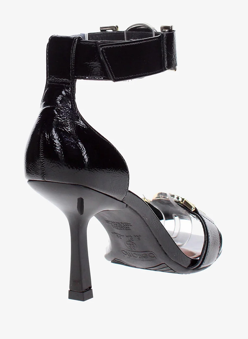 Beira Rio Black Beira Rio Women’s Mid Heel Sandals – Stylish Everyday Wear with Comfortable Support for Women | Best Price UAE