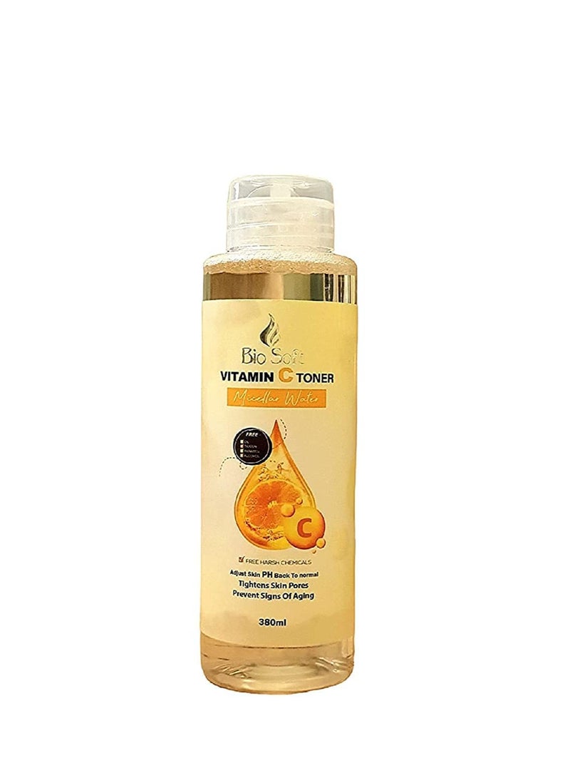 Bio Soft VITAMIN C Toner Micellar Water 380 ML - Image 1