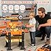 Toycost Kids Tool Bench Set with Electric Drill Vest Kids Tool Set Toddler Workbench Transformable Kid Tools Box Toddler Workbench Toy Tools Bench Christmas Birthday Gift for Boys Girls Ages 35 - Image 4