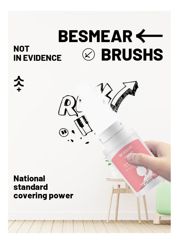 غوان جي آي إيه أسطوانة صغيرة متعددة الألوان - طلاء صغير محمول لتزيين الجدران بنفسك، طلاء لاتكس أسطواني لإصلاح الجدران، سريع التعبئة، مقاوم للماء، يزيل بقع الجدران، طلاء لاتكس أبيض صديق للبيئة - 100 جرام - Image 3