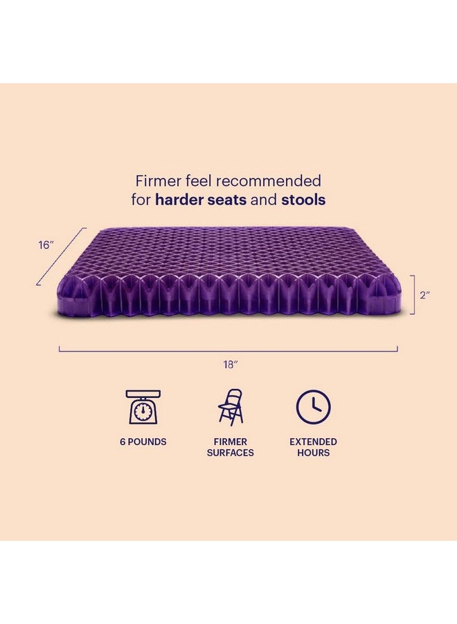 Purple Royal Seat Cushion - Seat Cushion for The Car Or Office Chair - Temperature Neutral Grid - Image 2