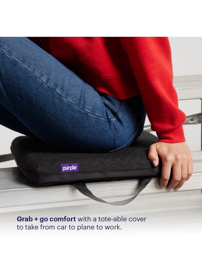 Purple Royal Seat Cushion - Seat Cushion for The Car Or Office Chair - Temperature Neutral Grid - Image 3