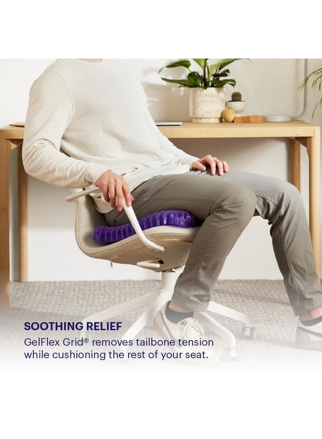 Purple Royal Seat Cushion - Seat Cushion for The Car Or Office Chair - Temperature Neutral Grid - Image 4