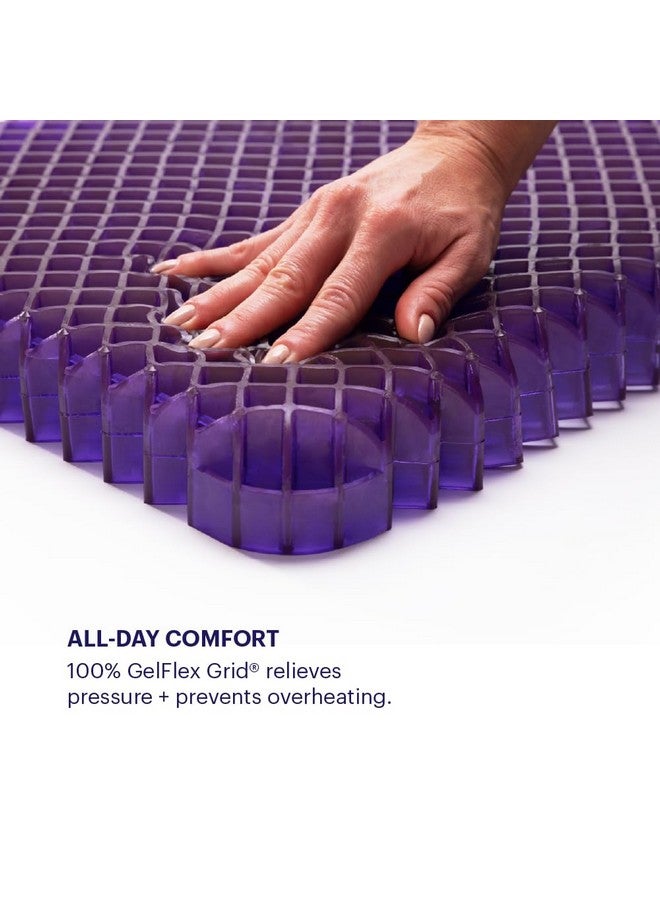 Purple Royal Seat Cushion - Seat Cushion for The Car Or Office Chair - Temperature Neutral Grid - Image 5