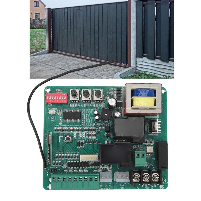 Sliding Gate Motor Controller Circuit Board 220V with LED Indicators Manual One Button Control - Image 5