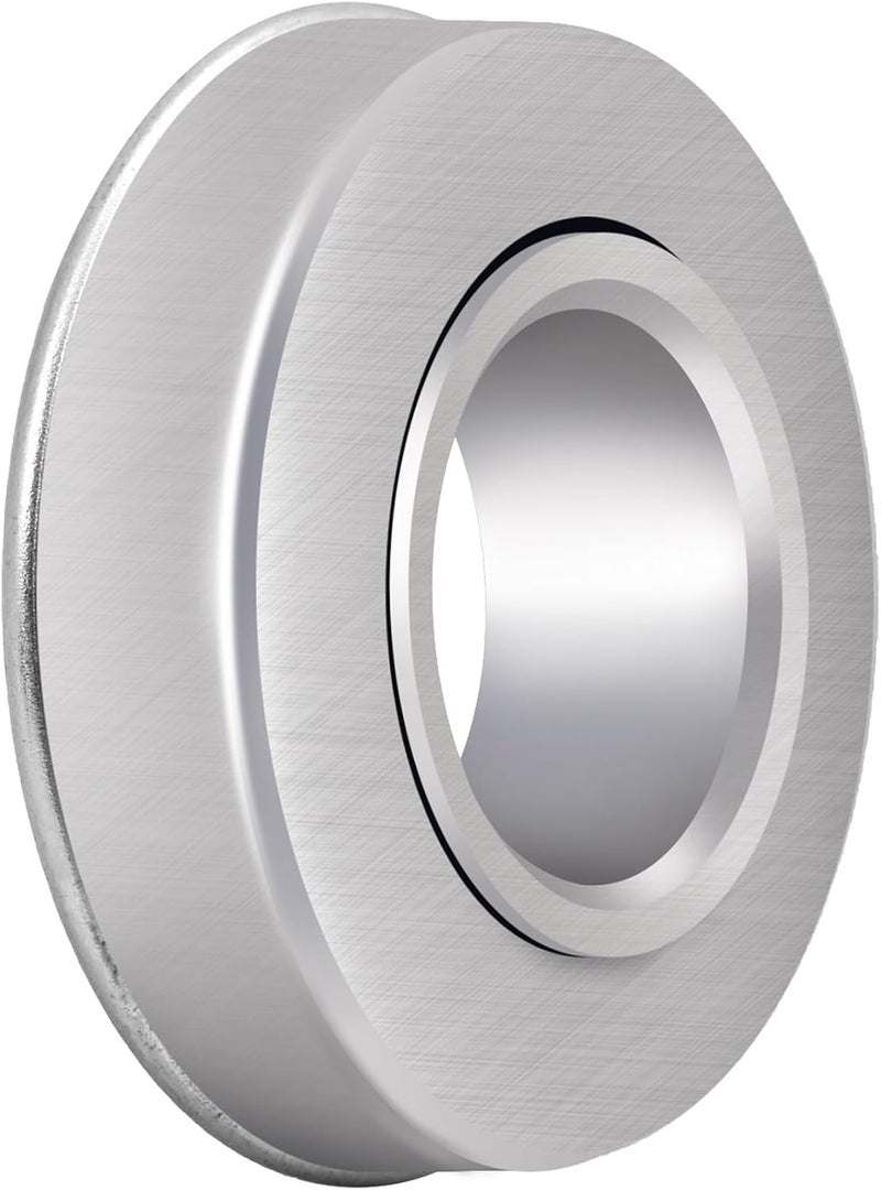 Xike 4 Pcs ID model 5/8, OD 1-3/8" Flanged Ball Bearings, Replace for Lawn Mower, Wheelbarrows, Garden Carts, Hand Trucks Wheel and More - Image 3