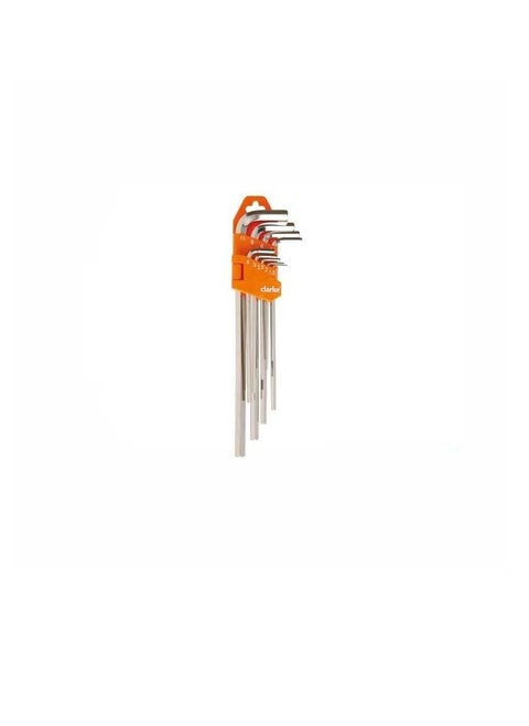 Clarke Allen Key 10 pcs Set Short, 1.5mm – 12mm