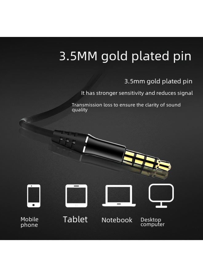 Neutral In-ear Headphones Subwoofer Game For Apple Samsung Vivo Huawei Mobile Sports Wired Headphones - Image 4