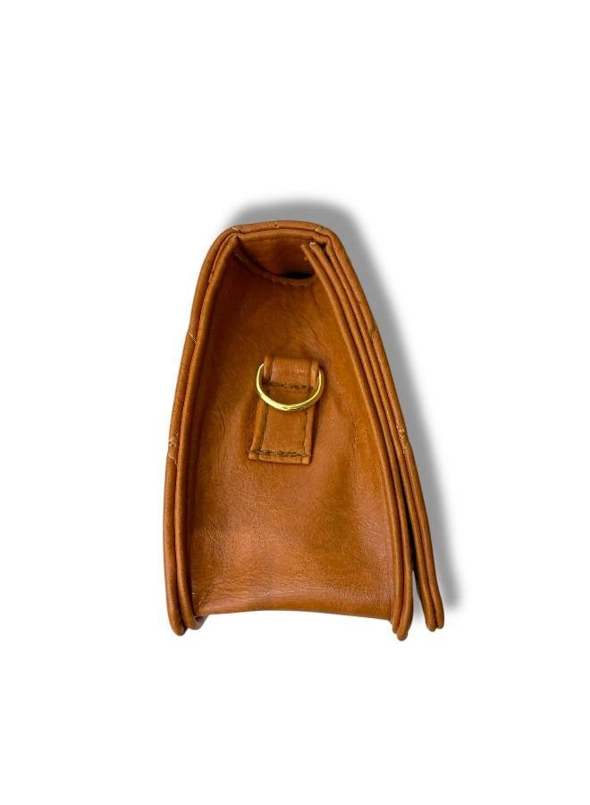 A Havane Crossbody Bag in Imported Leather – A Refined Design Combining Elegance and Functionality” - Image 3