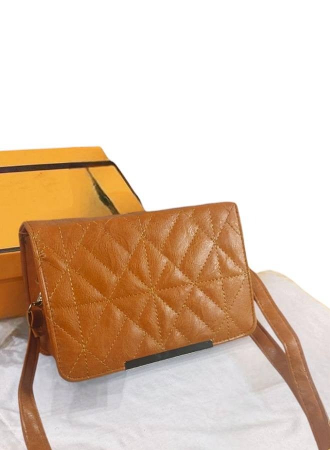 A Havane Crossbody Bag in Imported Leather – A Refined Design Combining Elegance and Functionality” - Image 1