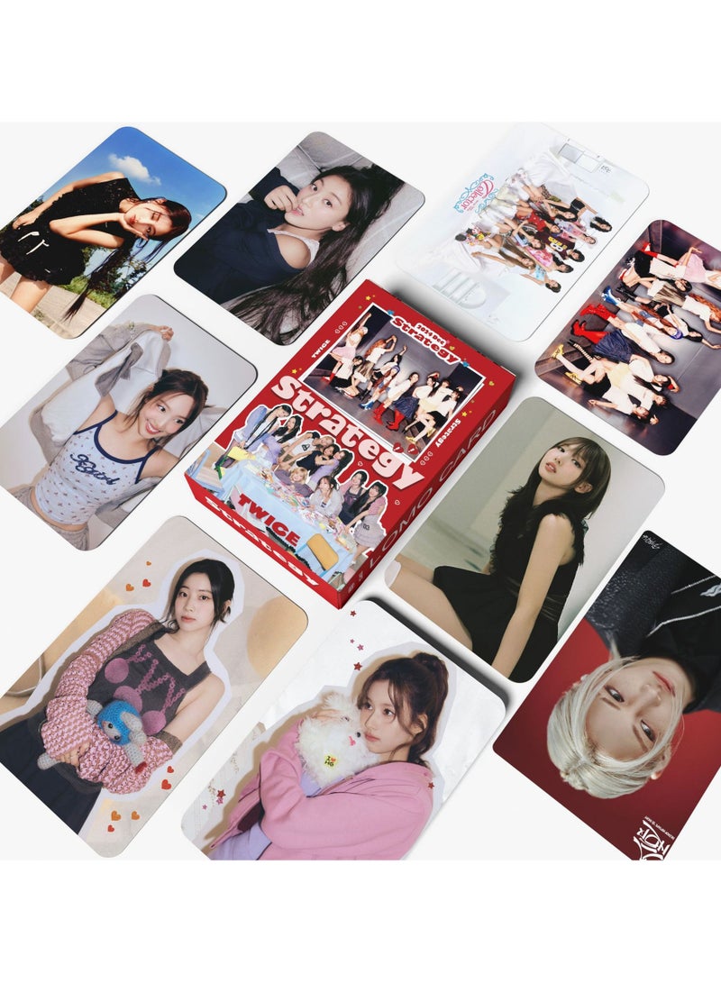 NIBEMINENT 55 Pcs Kpop TWICE STRATEGY Lomo Cards Card For Fans Collection Gifts - Image 2