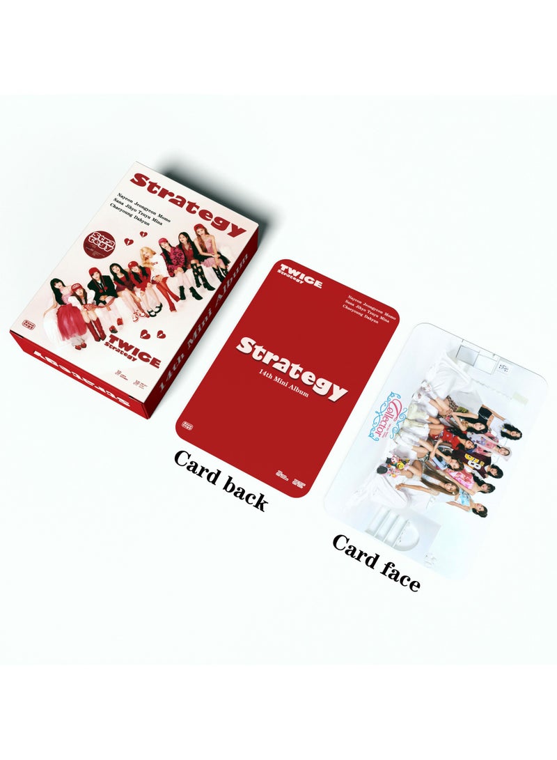 NIBEMINENT 55 Pcs Kpop TWICE STRATEGY Lomo Cards Card For Fans Collection Gifts - Image 3